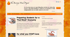 Desktop Screenshot of burningmindproject.org